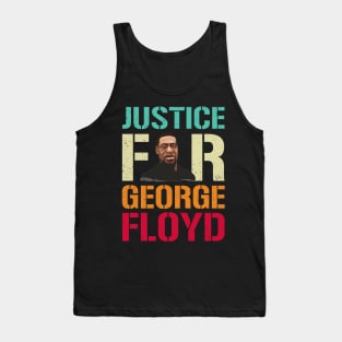 Justice for George Floyd No Racism I Can’t Breathe Tank Top